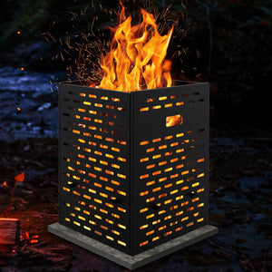 30 Inches Ultra Thick Burn Barrel with Venting Patterns and 4 Cross Braces view 3