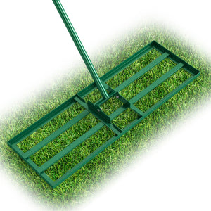 30 x 10 Inch Heavy Duty Lawn Level Tool with 69 Inch Handle-Green