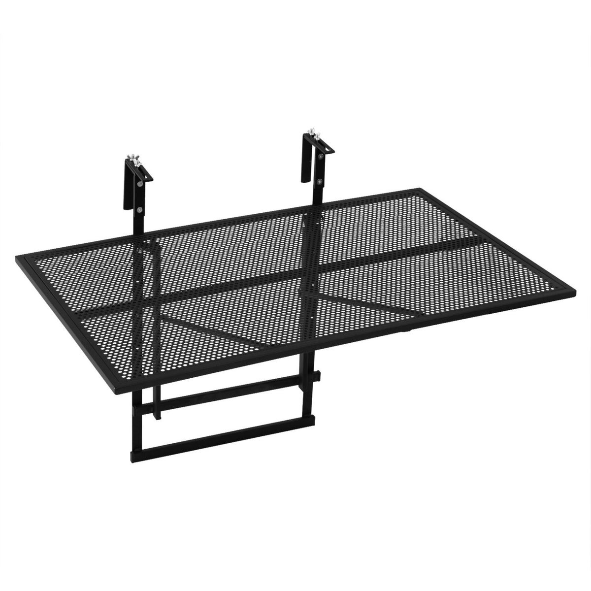 31.5 Inch Large Metal Folding Bar Table with 5-Position Adjustable Height view 4