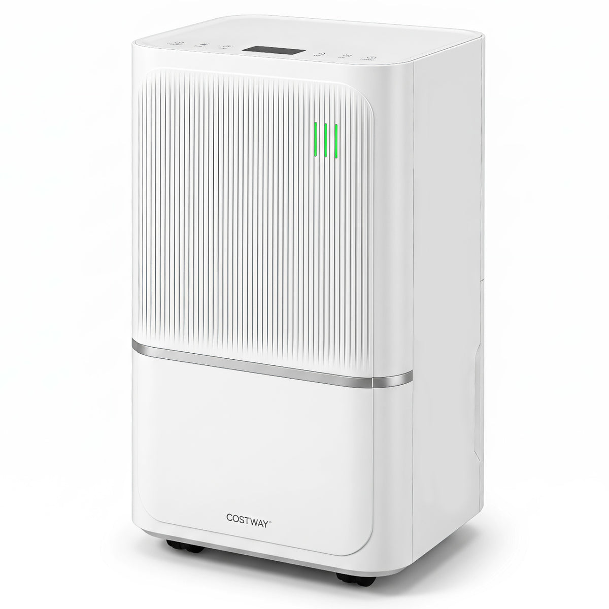 15 L Dehumidifier for Home with Drain Hose & Intelligent Control 2500 Sq.Ft-White