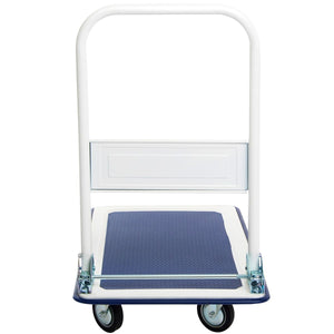 330 lbs Platform Cart Dolly Foldable Warehouse Push Hand Truck view 2