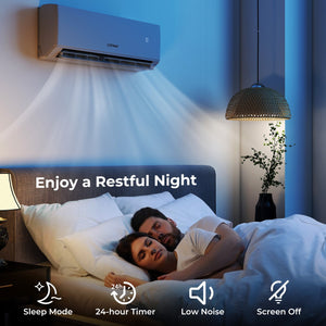 36000 BTU 4 Zone 23 SEER2 Mini Split Air Conditioner Wifi Enabled with Heat Pump-7K + 7K + 7K + 9K view 8