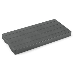 38 inches x 18 inches x 3 inches Mini Split Condenser Pad for Ductless Heat Pump HVAC Systems-Gray