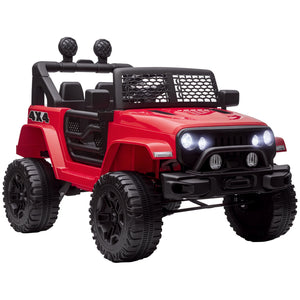Aosom 12V Battery Powered Kids Ride On Car Off Road Truck Toy w/ Parent Remote