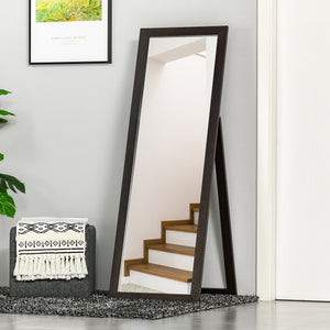 58" x 20" Full Length Mirror with Frame, Floor Standing Mirror, Rectangular Full Body Mirror for Bedroom – view 7
