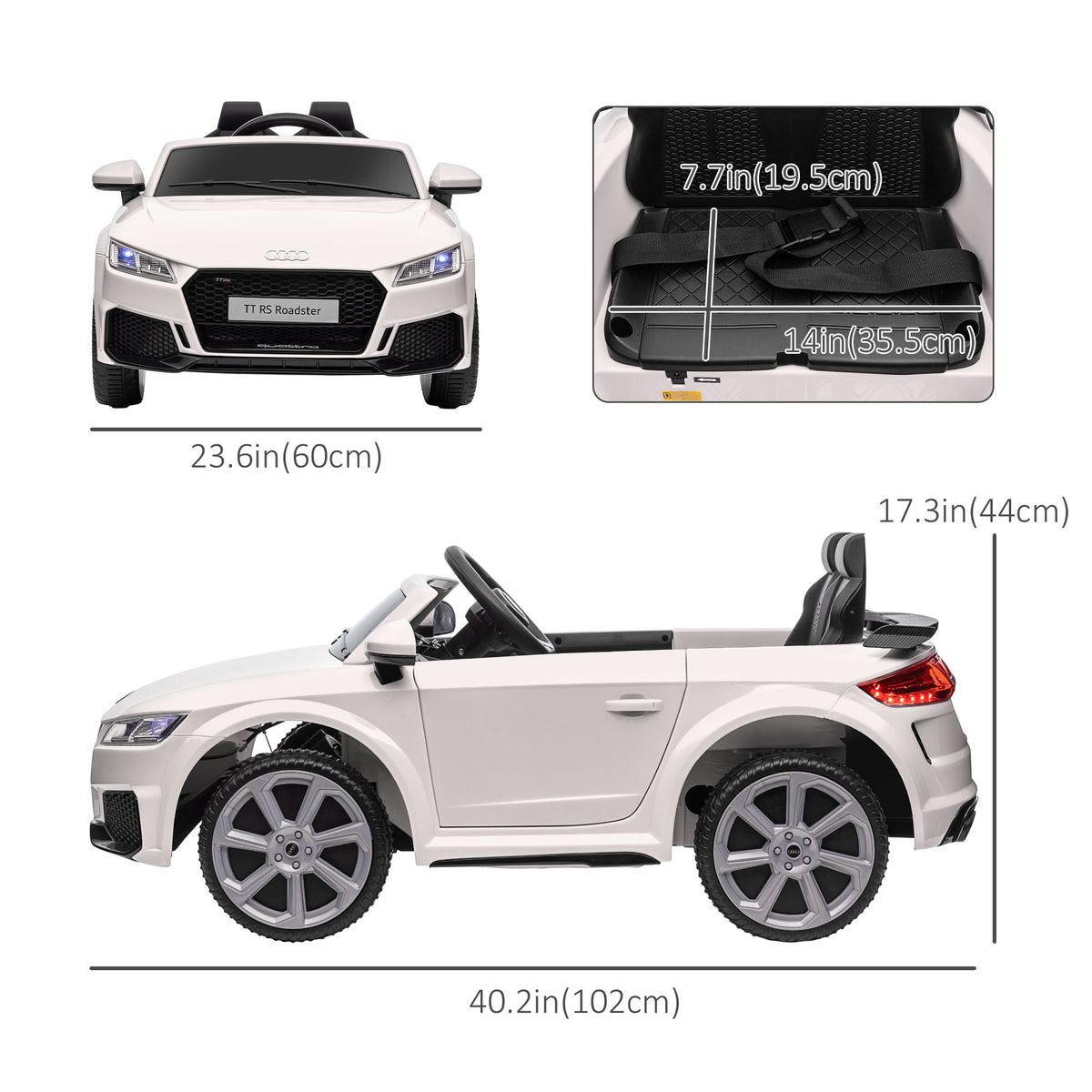 Aosom Officially Licensed Kids Ride-On Car 6V Battery Powered Vehicle Perfect Gift For Kids with Remote Control, Suspension Wheel, Adjustable Speed