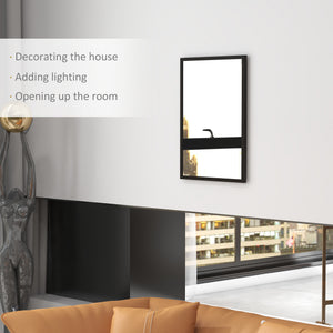 22" x 30" Bathroom Mirror for Wall, Rectangular Mirror for Living Room, Bedroom, Entryway, Black – view 17