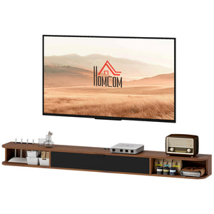 47" Floating TV Stand for TVs up to 50 Inch, Wall Mounted Media Console with Flip Drawer and 2 Open – view 22