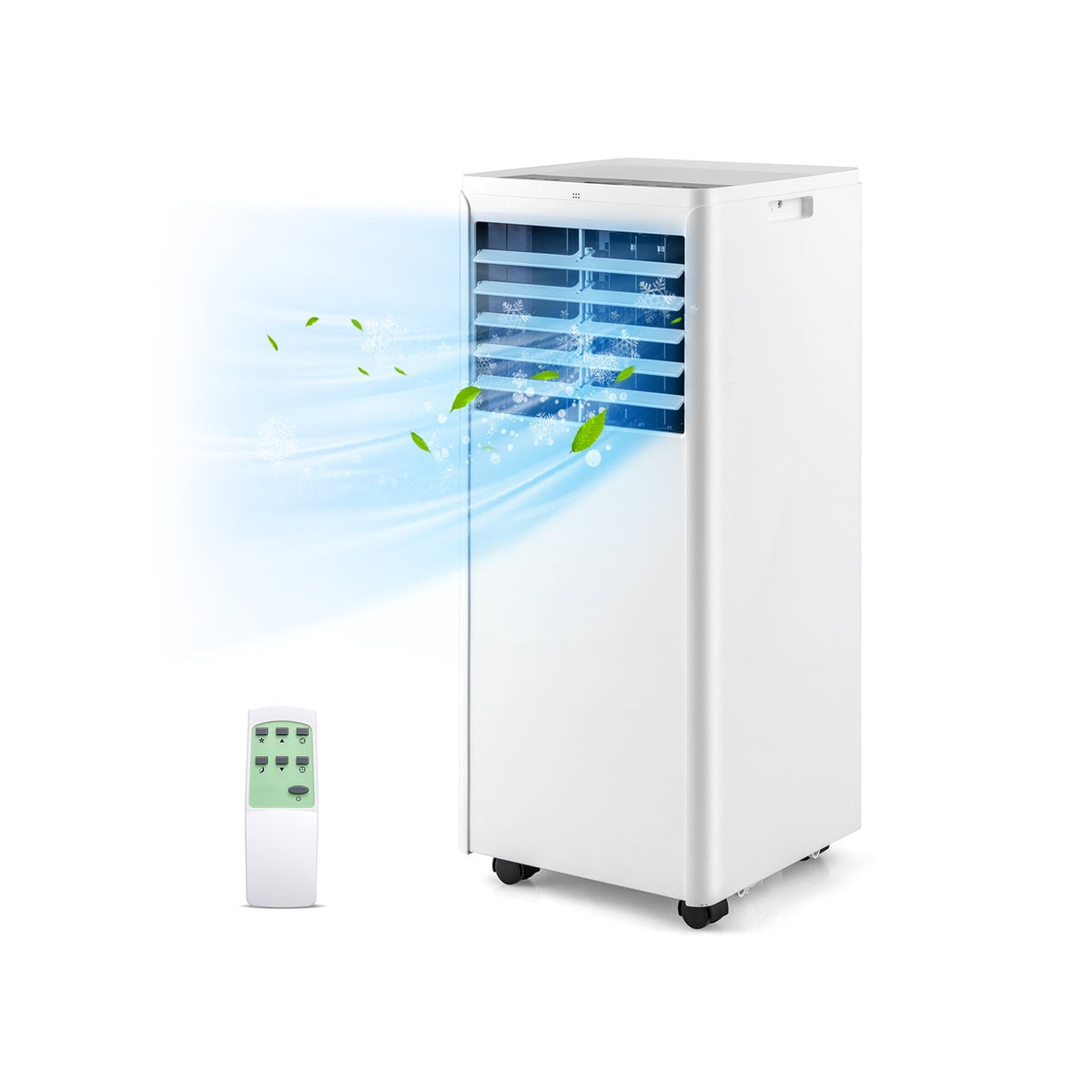 4-in-1 8000 BTU Portable Air Conditioner with Fan and Dehumidifier view 4