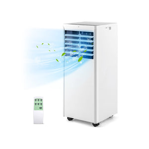 4-in-1 8000 BTU Portable Air Conditioner with Fan and Dehumidifier view 4