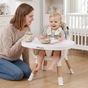 4 in 1 High Chair for Babies Convertible Toddler Highchair-Multicolor view 3