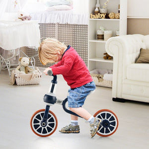 4-in-1 Kids Trike Bike with Adjustable Parent Push Handle and Seat Height-Navy view 2