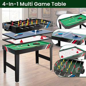 4-in-1 Multi Game Table with Pool Billiards view 5