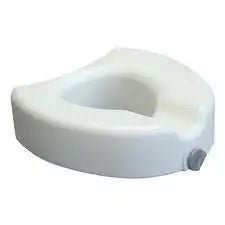 EZee Life CH2026 4 in Raised Toilet Seat, Single Lock, 300 lb