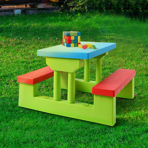 Kids Picnic Folding Table and Bench with Umbrella view 5