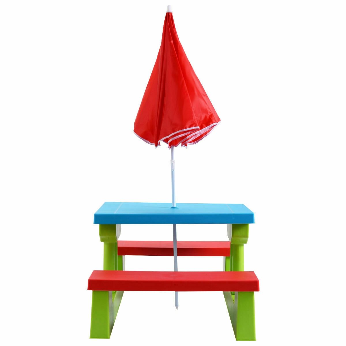 Kids Picnic Folding Table and Bench with Umbrella view 8