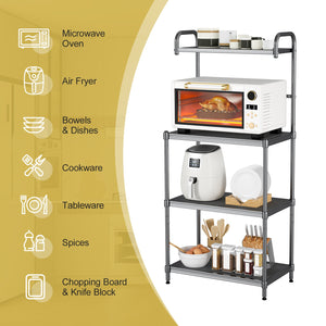 4-Tier Baker’s Rack Stand Shelves Kitchen Storage Rack Organizer view 7