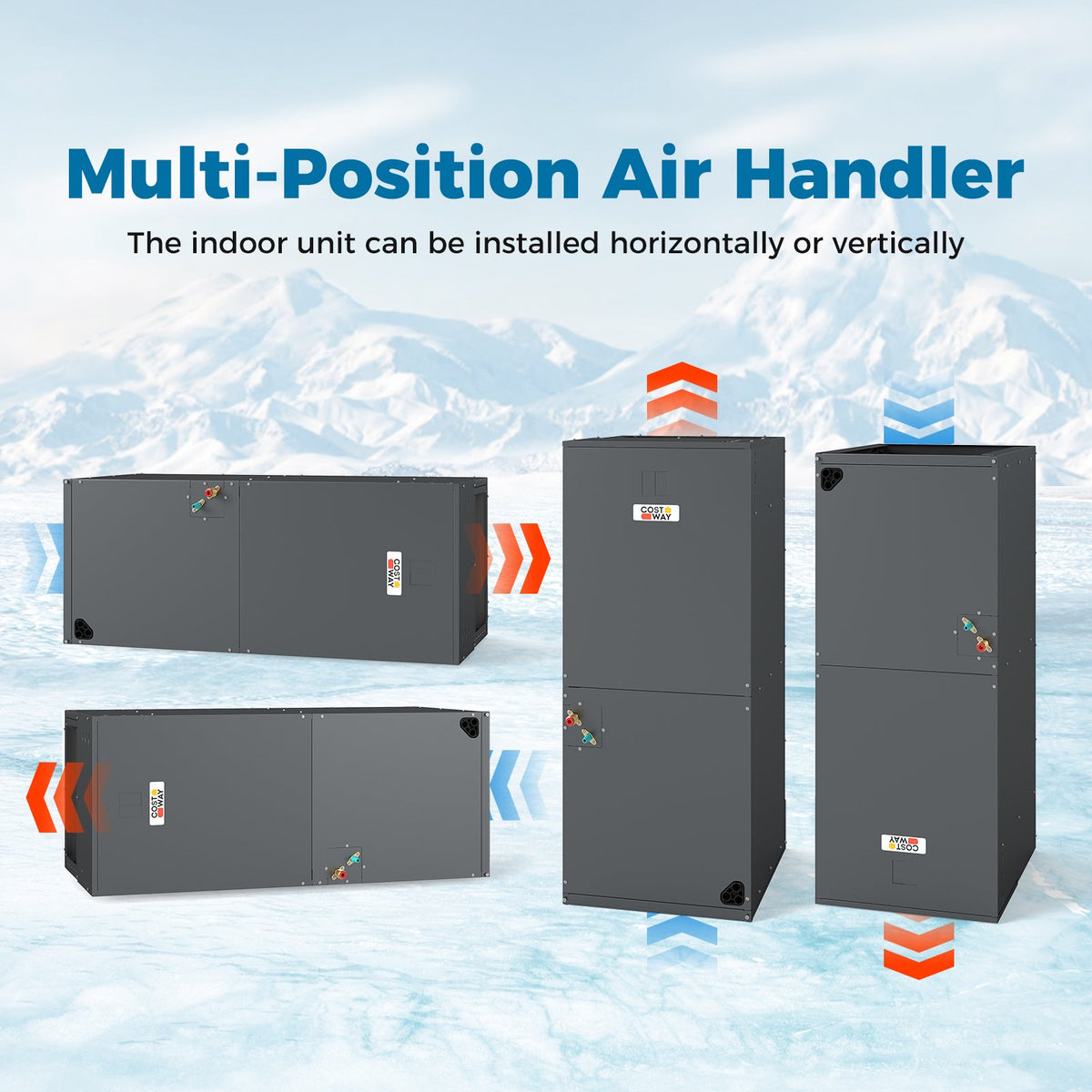 4 to 5 Ton 17-17.5 SEER2 Ultra-Low Temperature​ Heat Pump System (Operates down to -20℃) view 8