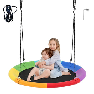 40 Inch Flying Saucer Tree Swing Outdoor Play for Kids view 4