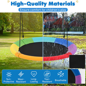 40 Inch Flying Saucer Tree Swing Outdoor Play for Kids view 7