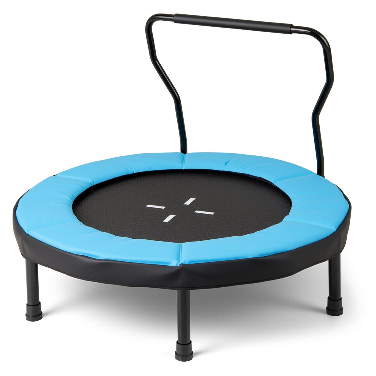 40 Inch Trampoline for Kids Indoor Outdoor Fitness Trampoline-Blue view 3