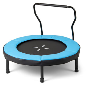 40 Inch Trampoline for Kids Indoor Outdoor Fitness Trampoline-Blue view 3