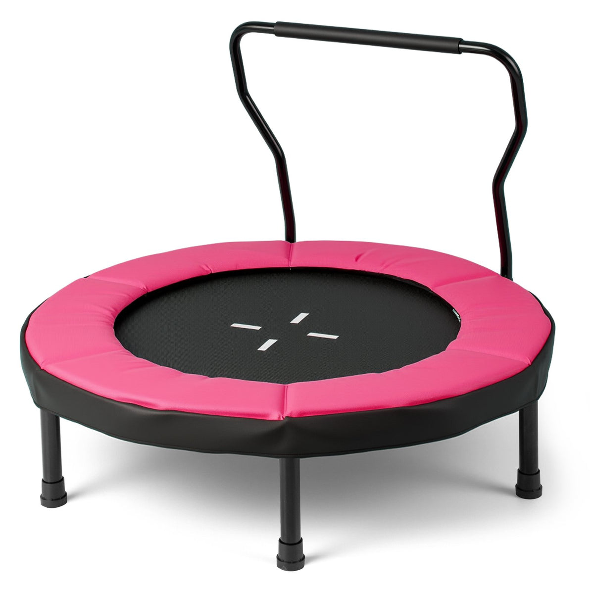 40 Inch Trampoline for Kids Indoor Outdoor Fitness Trampoline-Pink view 3
