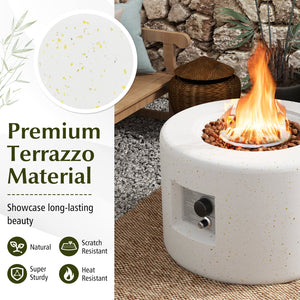40 000 BTU Fire Pit Table Set with Hideaway Tank Holder view 9