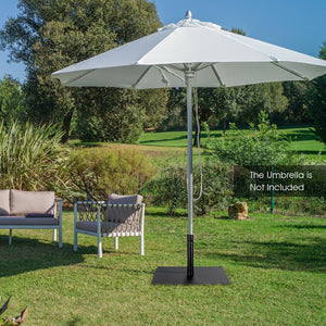 42 LBS Weighted 25 Inch Square Patio Umbrella Base view 3