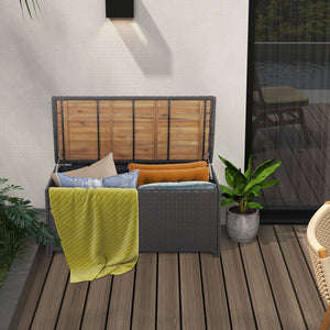 45 Gallon Outdoor Storage Bench with Zippered Liner view 3