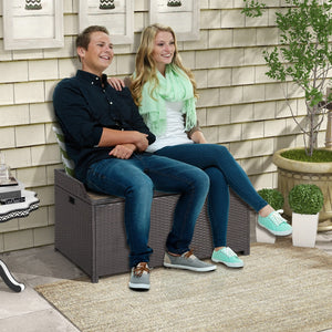 45 Gallon Outdoor Storage Bench with Zippered Liner view 5