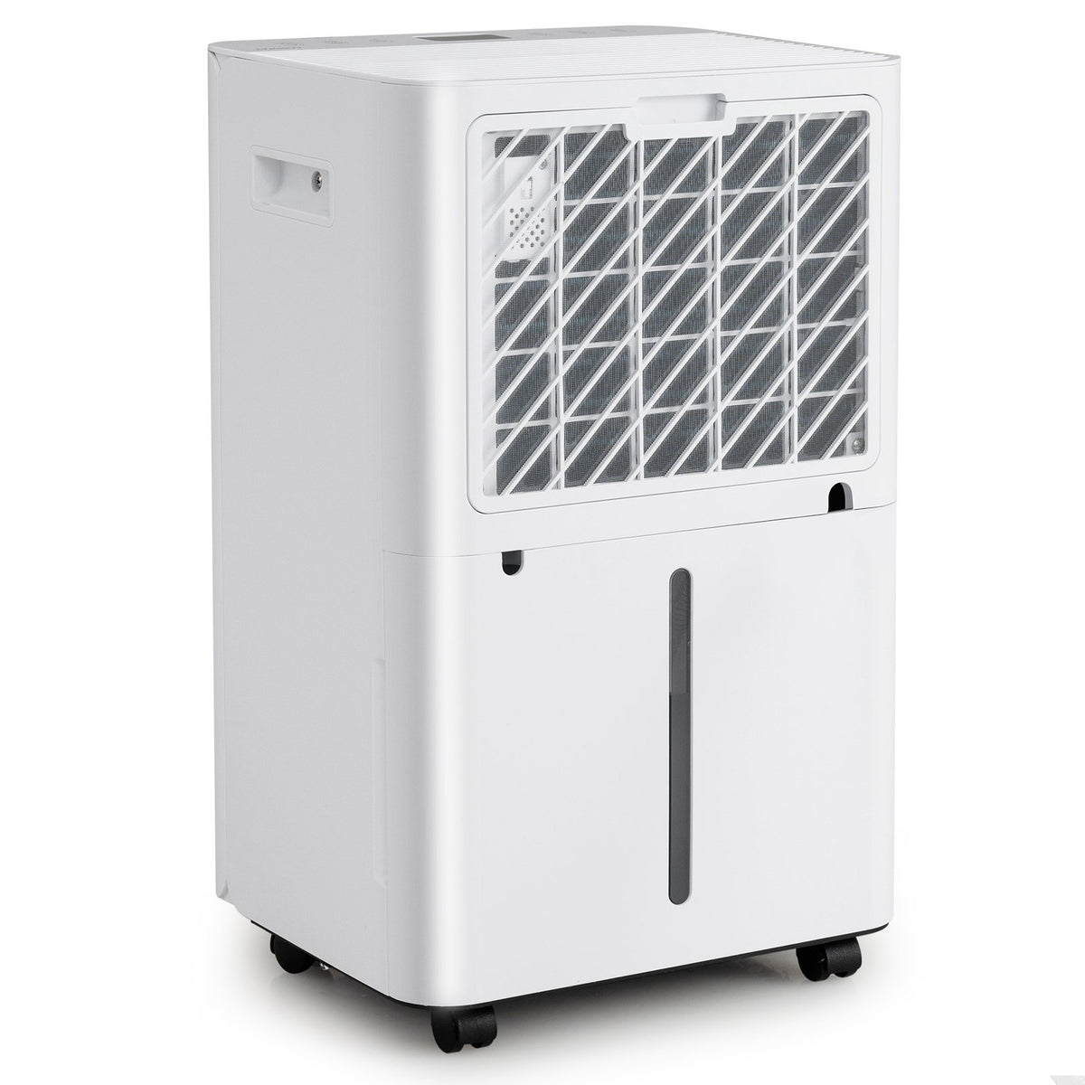 4500 Sq.Ft 54 Pints Dehumidifier with Drain Hose for Home-White view 4
