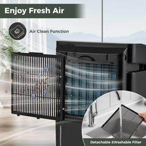 4500 Sq. Ft 57 Pint Quiet Dehumidifier for Basement with 4 Modes-Black view 8