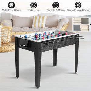 48 Inch Competition Sized Home Recreation Wooden Foosball Table-Black view 6