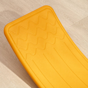 Qaba 32.3" Balance Board, Wobble Board Kids Curvy Rocker Board, Ended Preschool Learning Montessori Waldorf Toy, Ages for 3-6 Years Old