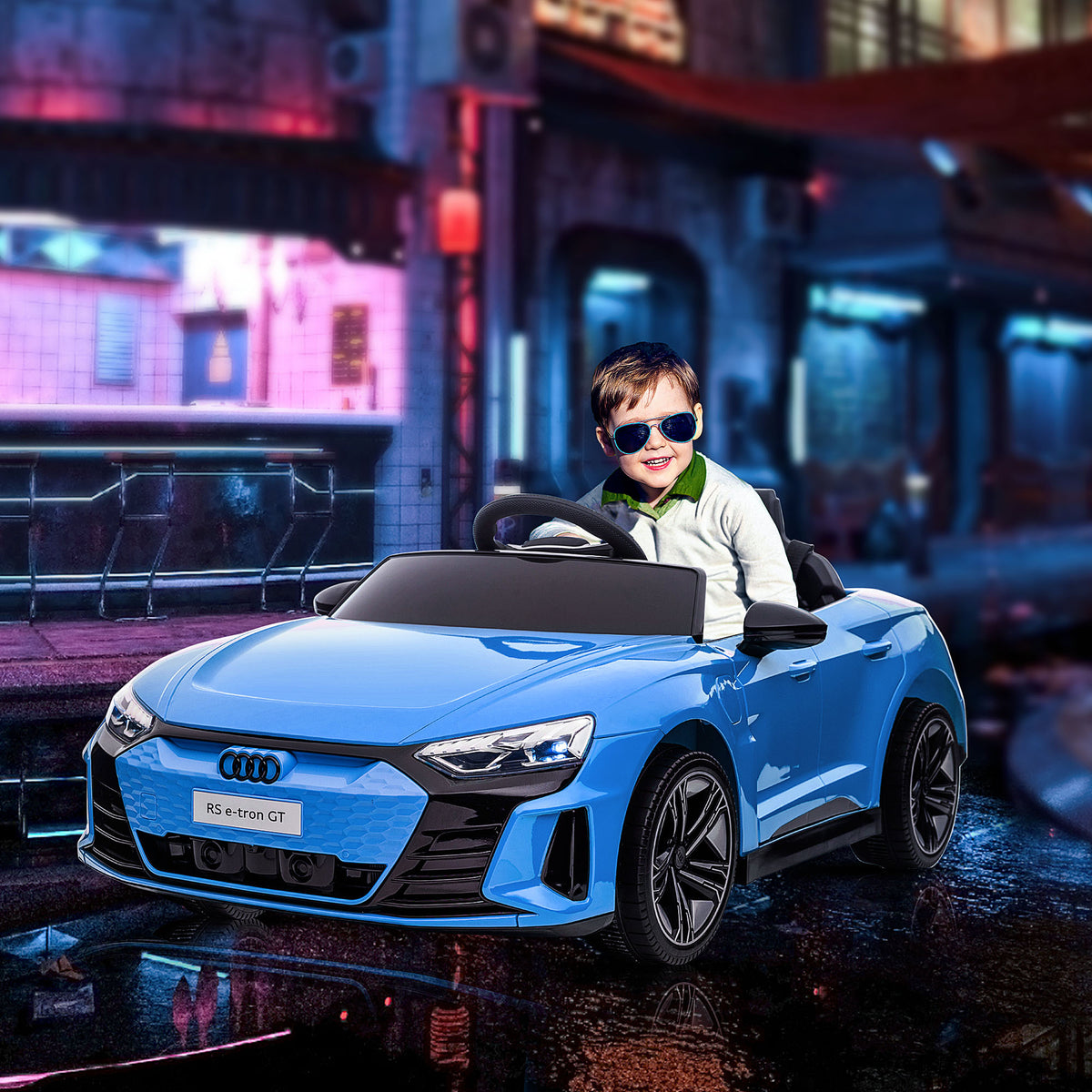 Ride-On Toy On Car with Remote Control, 12V 3.1 MPH Electric Ride for Kids w/ Suspension System – view 18