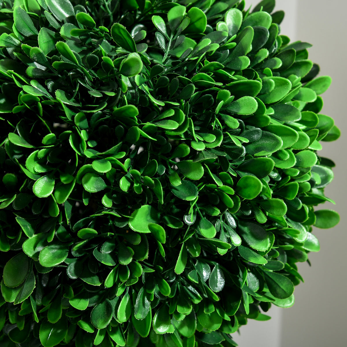 3ft Artificial Tree, Triple Ball Boxwood Topiary with Pot and Sandalwood Leaves, for Indoor Outdoor Home