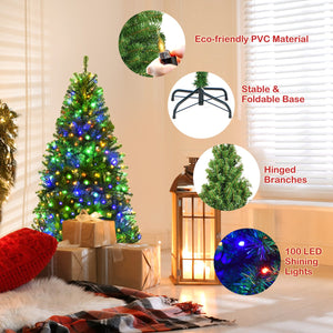 Artificial Premium Hinged Christmas Tree-4 ft view 6