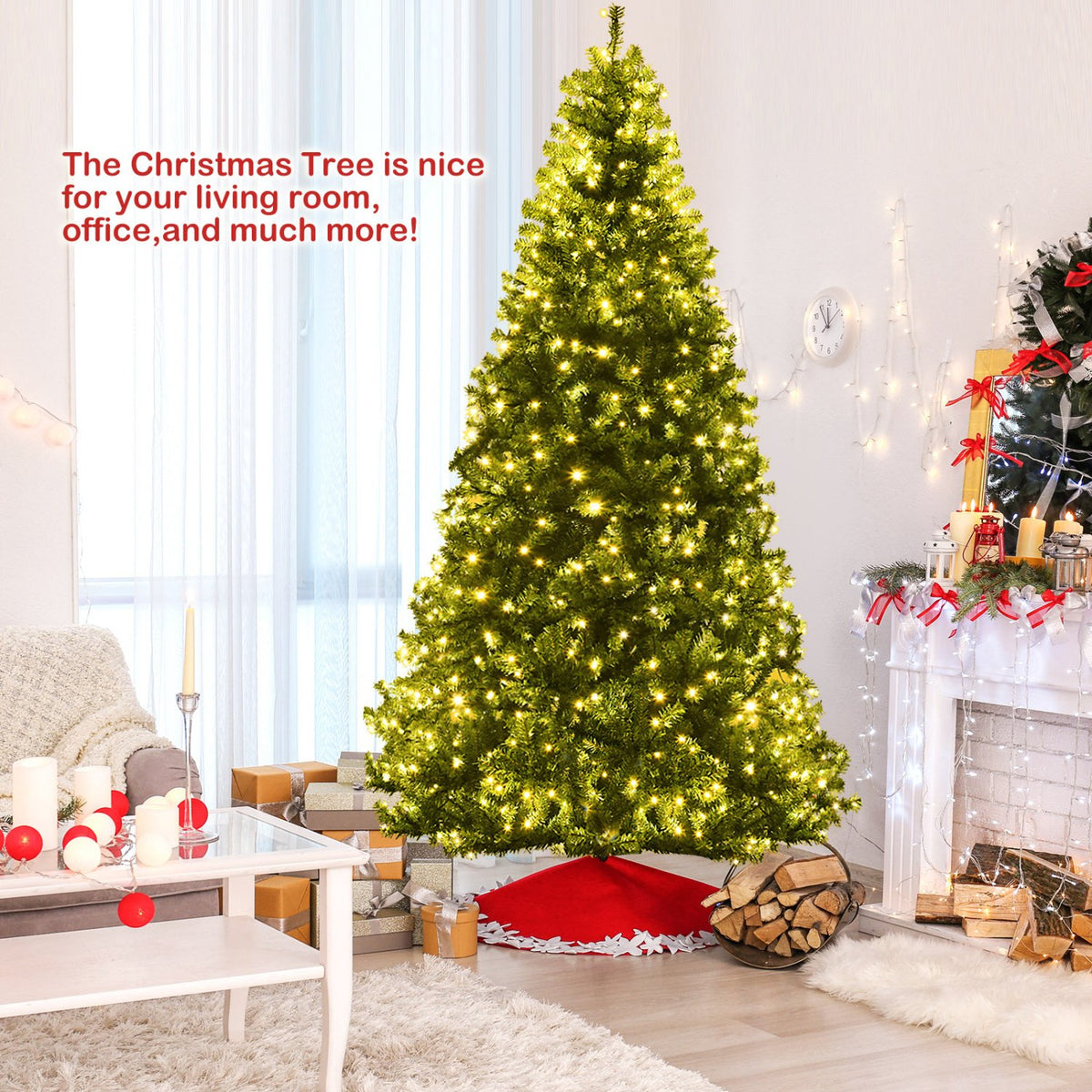 Artificial Premium Hinged Christmas Tree-8 Feet view 6