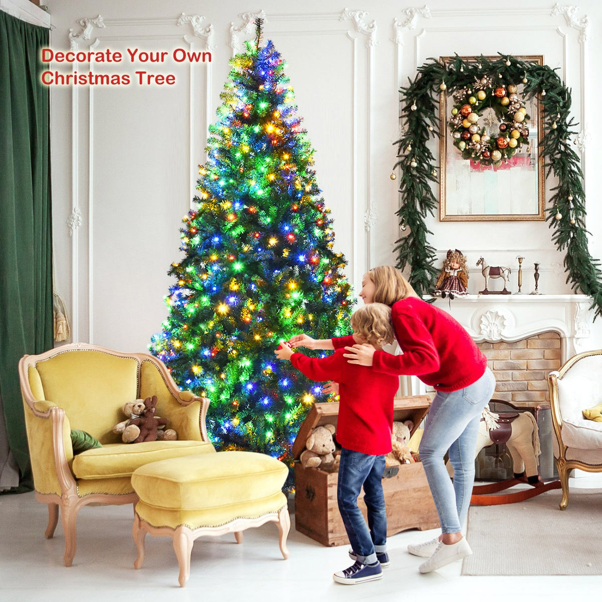 Artificial Premium Hinged Christmas Tree-8 Feet view 7