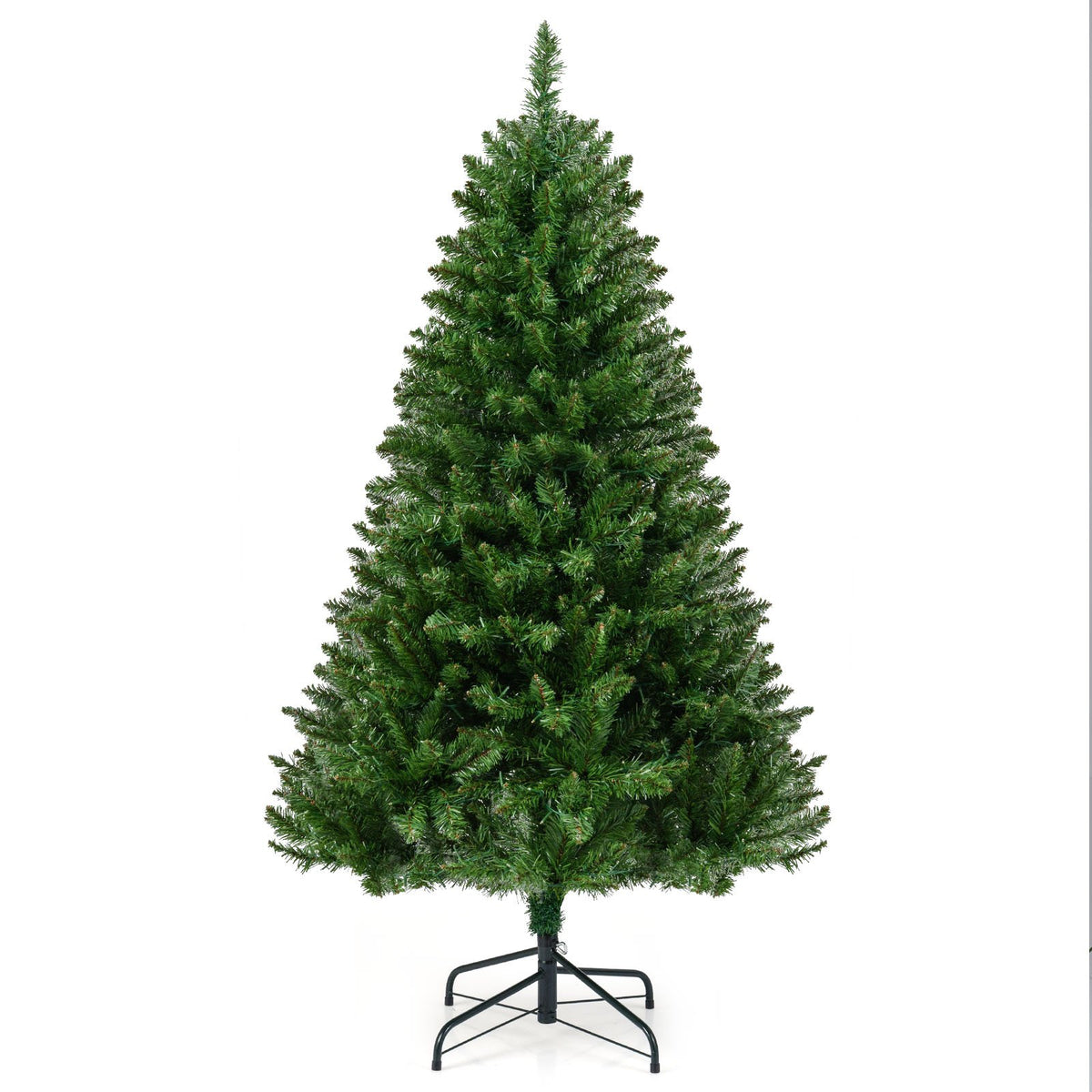 5/6/7 Feet Artificial Christmas Tree Hinged Xmas Tree with 7 Lighting Modes-5 Feet view 4