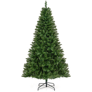 5/6/7 Feet Artificial Christmas Tree Hinged Xmas Tree with 7 Lighting Modes-7 Feet view 4