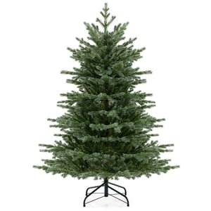 5/6/7 Feet Artificial Christmas Tree with 1426/2116/3156 Lush PVC and 200/300/400 Warm White LED Lights-5 fit view 4