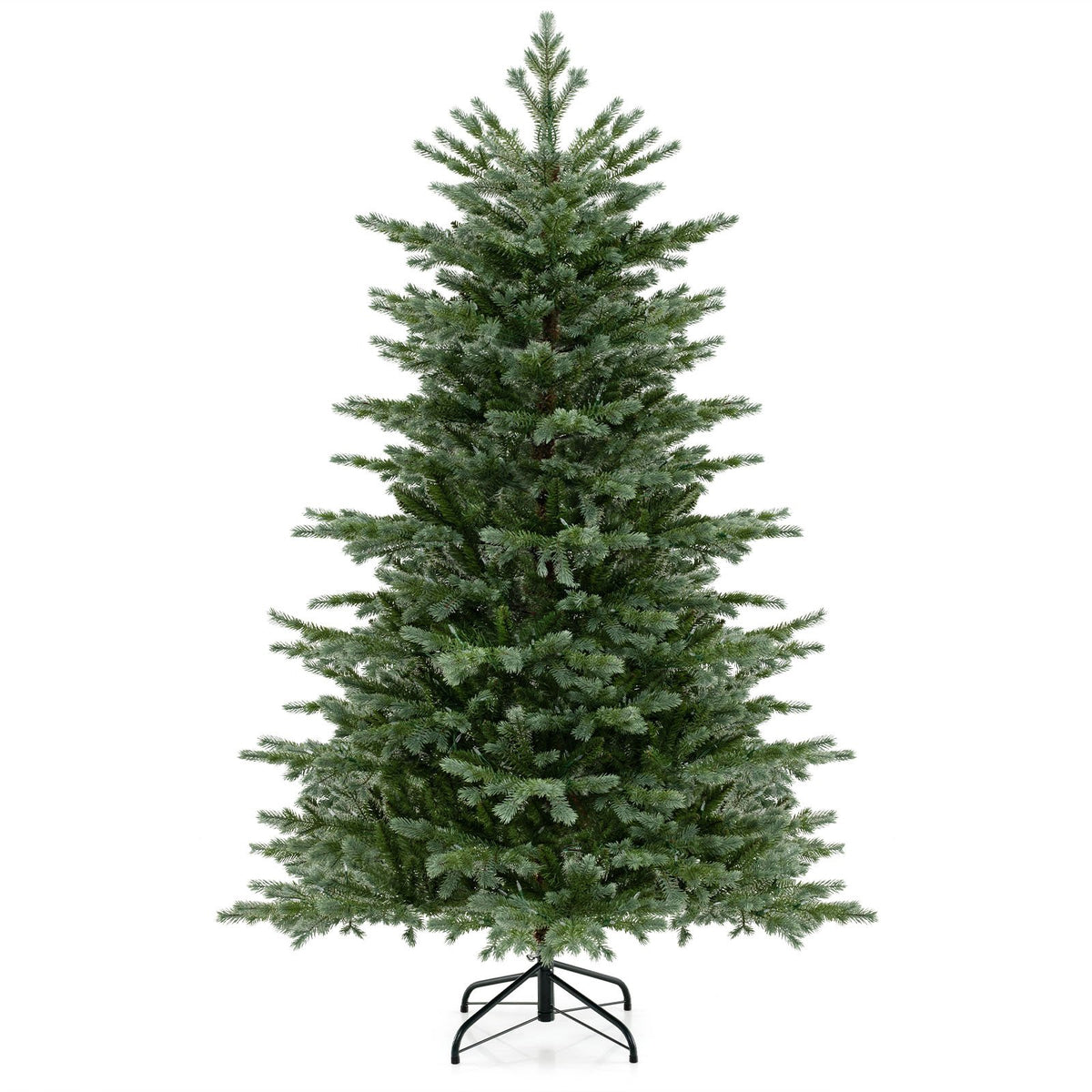 5/6/7 Feet Artificial Christmas Tree with 1426/2116/3156 Lush PVC and 200/300/400 Warm White LED Lights-M view 4