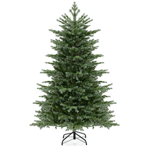 5/6/7 Feet Artificial Christmas Tree with 1426/2116/3156 Lush PVC and 200/300/400 Warm White LED Lights-M view 4