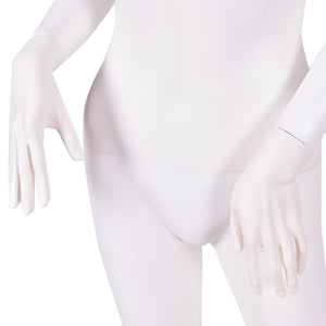 5.8 Feet Plastic Female Mannequin Adjustable Detachable Manikin with Metal Stand view 2