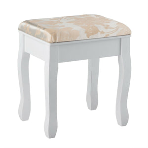 5 Drawers Removable Box Makeup Dressing Vanity Set-White view 9