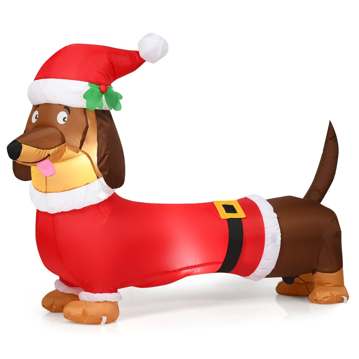 5 Feet Inflatable Christmas Dog with LED Lights view 4