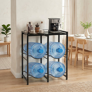 5 Gallon Water Jug Holder for 4 Bottles-Black view 2