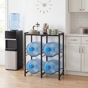 5 Gallon Water Jug Holder for 4 Bottles-Black view 3
